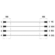 Phoenix Contact - Konfektioniertes Sensor-Aktor-Kabel Netzwerkkabel NBC-M 8MS/ 2#1407349
