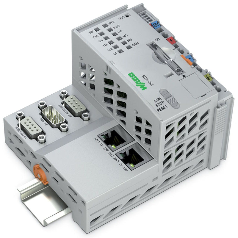 WAGO - SPS-Grundgerät Controller PFC200 750-8216 G2 2ETH RS CAN DPS