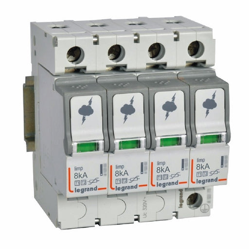 Legrand - Überspannungsableiter für Energietechnik/Stromversorgung Kombiableiter Legrand 412253 Typ 1+2, 4+0