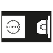 Jung - Steckdose SCHUKO-Steckdose 16A 250V AL 1520 NKI D m.Berührungsschutz