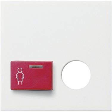Gira - Zentralelement Klinikinstallation Abdeckung f. Ruftaster 023203 St. rw gl