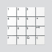 Siedle&Söhne - Funktionsmodul für Türkommunikation Codeschloss-Modul COM 611-02 W weiss − 1 Stück