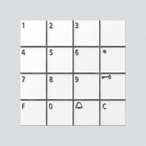 Siedle&Söhne - Funktionsmodul für Türkommunikation Codeschloss-Modul COM 611-02 W weiss − 1 Stück