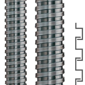 Flexa - Metall-Schutzschlauch Metallschutzschlauch SPR-AS AD17 Stahl,vz,VDE − 50 Meter