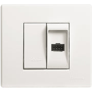 Legrand (BT) - Modularer Steckverbinder Steckdose 306062 kompl.,8pol.,weiss