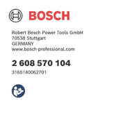 Bosch - Spannzange Spannzange, 2608570104 1/4-Zoll, 24 mm