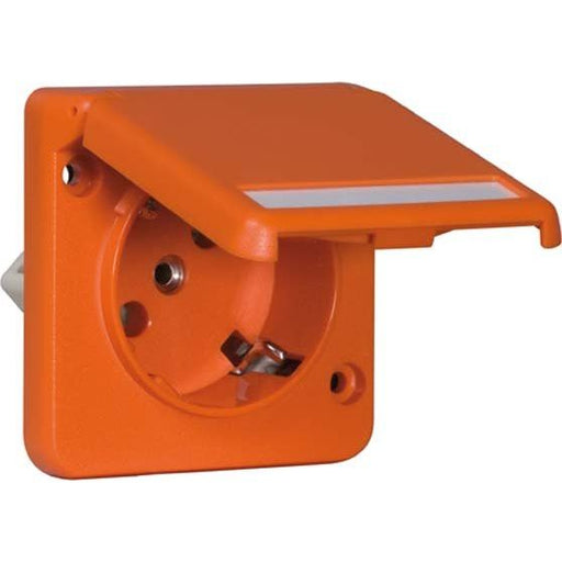 Peha - Schalter-/Steckdosenkombination Steckdose SCHUKO D 6711.33 NA WI WE S EB,Beschrift.,orange