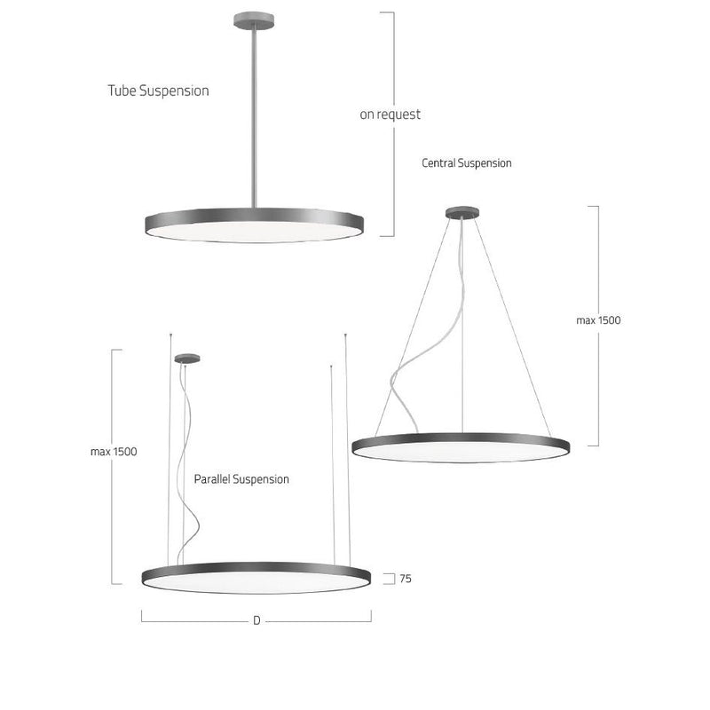 Lightnet - Pendelleuchte LED-Pendelleuchte BP1OSL-830M-D500-U 3000K, d/i