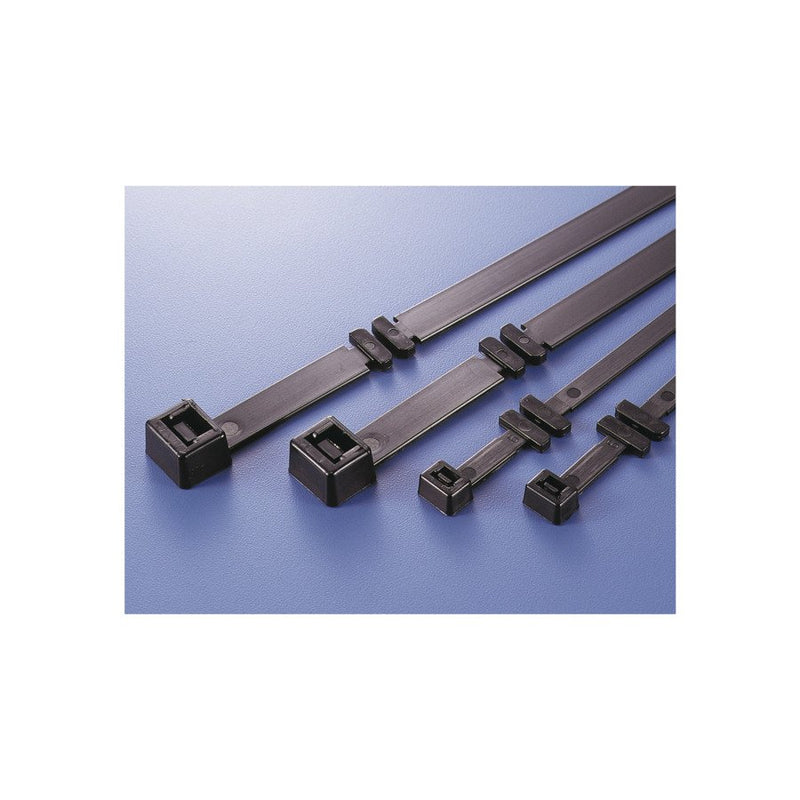 HellermannTyton - Kabelbinder Befestigungsbinder CTF250 PA66 BK 50 355x13mm − 1000 Stück