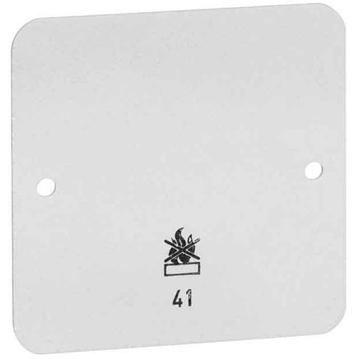 Peha - Bodenplatte für Aufputzinstallation Bodenplatte 3-fach ws D 43 für AP-Gehäuse
