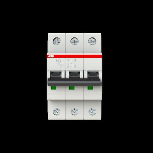ABB Stotz S&J - Leitungsschutzschalter Sicherungsautomat S203-C1,6 6kA 1,6A C 3p
