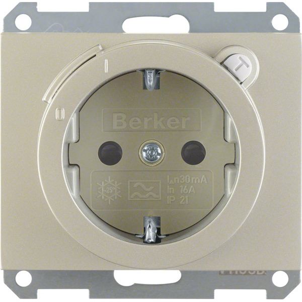 Berker - Steckdose SCHUKO-Steckdose 47087004 mit FI