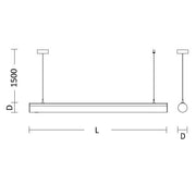 SCHMITZ-WILA - Pendelleuchte LED-Pendelleuchte 155-1125-235-129 2700-6500K, ws