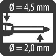 Pica-Marker - Markierungsstift INK Tieflochmarker 150/40 rot