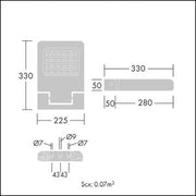 Thorn - Straßen - und Platzleuchte LED - Fluter OLSYS1 18L #96633541 740