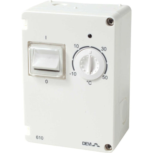 Danfoss - Raumthermostat/Uhrenthermostat Thermostat DEVIreg610 #140F1080 Leitungsfühler