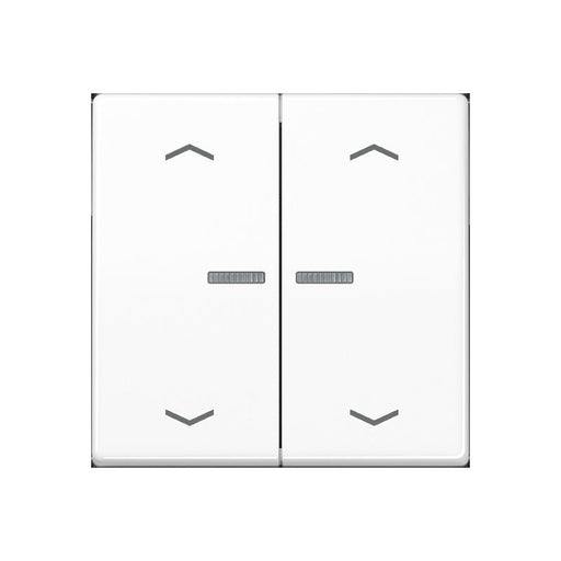 Jung - Bedienelement intelligent Taster 2fach BT A 17102 BF P WW JUNG HOME