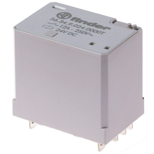 Finder - Schaltrelais Leistungs-Steckrelais 56.34.9.110.0000T 4W, 12A − 10 Stück