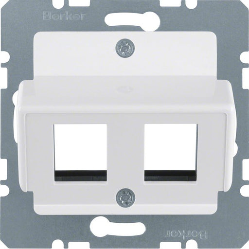 Berker - Einsatz/Abdeckung für Kommunikationstechnik Zentralplatte pws 146309 f.AMP Modular-Jack