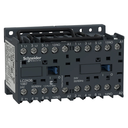 Schneider Electric - Schützkombination Wendeschütz LC2K0610P7 6A 230V 50/60HZ