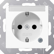 Jung - Steckdose SCHUKO-Steckdose 16A 250V ABA 1520 BFNAKO WW m.Berührungsschutz