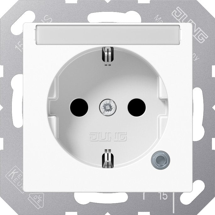 Jung - Steckdose SCHUKO-Steckdose 16A 250V ABA 1520 BFNAKO WW m.Berührungsschutz
