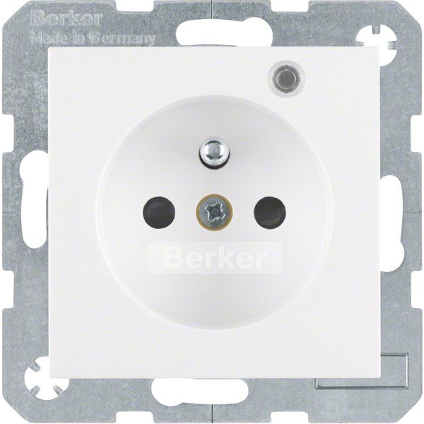 Berker - Steckdose pws/gl 6765098989 Kontroll-LED