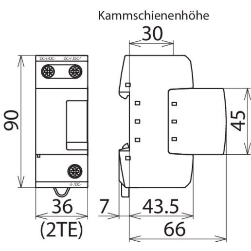 DEHN - Blitzstromableiter für Energietechnik Blitzstromableiter DSE M 1 60 Koordiniert Typ 1