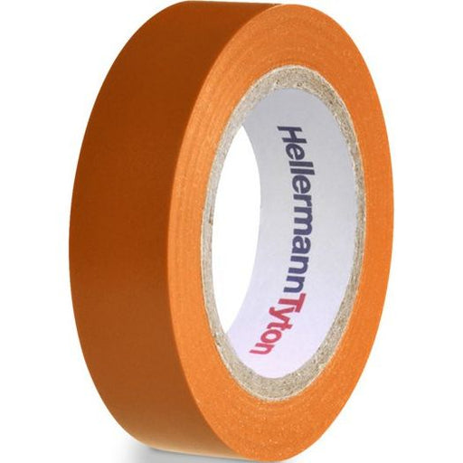 HellermannTyton - Klebeband PVC Isolierband Flex 15-OR15x10m orange