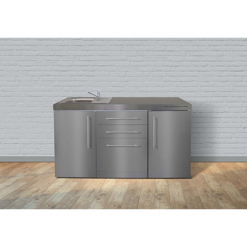 Stengel - Mini-Küche Miniküche Premiumline MPGSES160GSIKFreBli Edelstahl