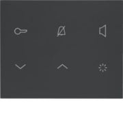 Elcom - Innenstation für Türkommunikation Innenstation-Audio 2D REA114Y anthrazit matt TOUCH