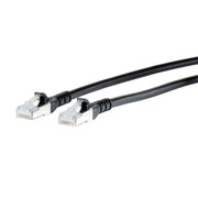 Metz Connect - Patchkabel Kupfer Patchkabel S/FTP 1308454000-E sw 4,0m Cat.6A − 5 Stück