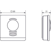 Theben - Bussystem-Physikalischer Sensor CO2-Sensor AMUN 716 S KNX KNX
