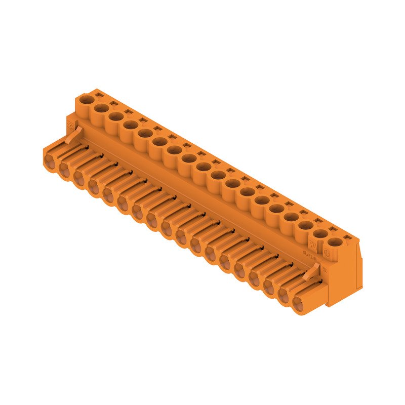 Weidmüller - Kabelsteckverbinder für Leiterplattensteckverbinder Verbinder 5.08mm BLZP 5.08#1943740000 − 18 Stück