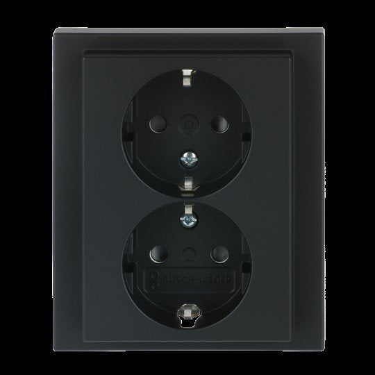 Busch-Jaeger - Steckdose SCHUKO-Doppelsteckdose 202 EUJB-885