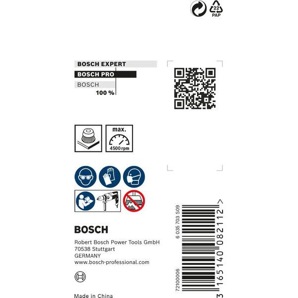 Bosch - Rotierende Drahtbürste PRO Multi Material clean 2608622052 Topfbürste gerader