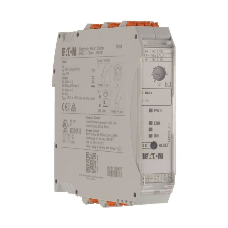 Eaton - Motorstarter/Motorstarterkombination Direktstarter EMS2-DO-T-9-24VDC 24V DC 1.5-6.5A