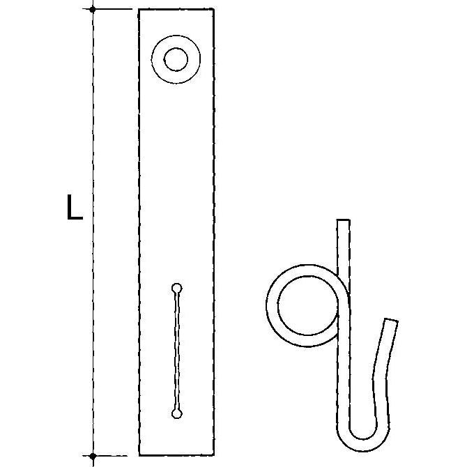 Niedax - S-Haken Seilbefestigung LS-54