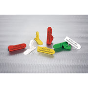HellermannTyton - Kennzeichnungsmaterial Steckplombe CCBOX POM GN 2500 7mm grün − 2500 Stück