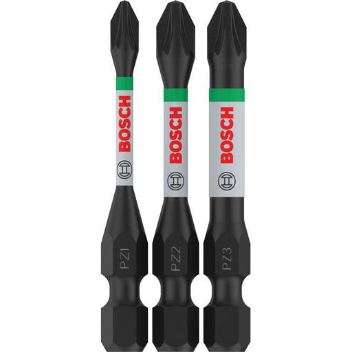 Bosch - Bit-Set PRO Pozidriv Impact Bit 2608521U57VE(3) Set PZ1 PZ2 PZ3 55