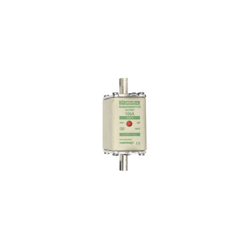 Mersen - Messersicherung Sicherungseinsatz NH aM NH00AM69V100 Gr.00 100A sfü KM − 3 Stück