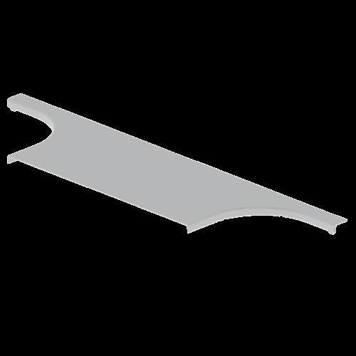 Unex - Deckel T-Stück für Kabeltragsystem Abdeckung T-Abzweiger grau 66629-48 600 U48X RAL7038