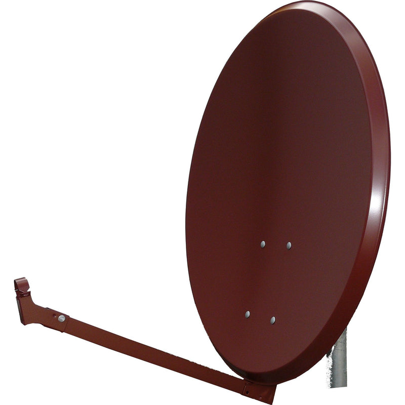 Televes - Satellitenantenne Alu-Reflektor S80EL-Z 80cm ziegelrot