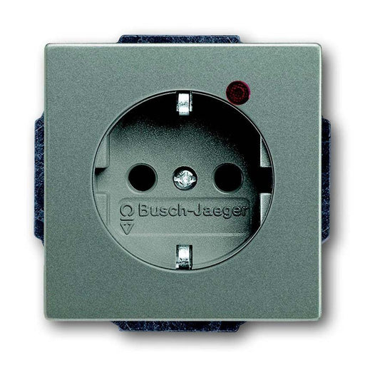 Busch-Jaeger - Steckdose Steckdosen-Einsatz 2310EUGL/VA-803-11 meteor/grm