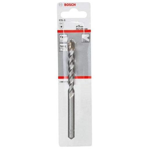 Bosch - Bohrer Betonbohrer CYL-3, 9 x 80 2608597664 x 120 mm d 8 mm