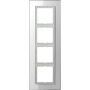 Jung - Abdeckrahmen Glasrahmen 4-fach aws LSP 984 GL WW waage/senkrecht