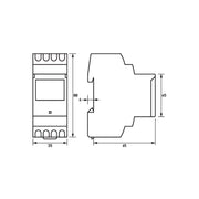 Doepke - Verteilerschaltuhr digital Schaltuhr Data Micro 2