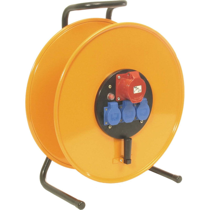 Schill - Kabeltrommel Stahlblech-Kabeltrommel HT 480C516MD350KS525 m. Steckd. und Kabel