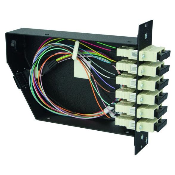 Telegärtner - Patchpanel LWL FanOut-Modul 6xSC D MM 100022392 türkis OM3