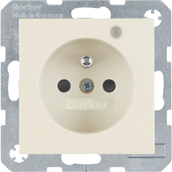 Berker - Steckdose ws/gl 6765098982 Kontroll-LED